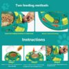 Interactive Dog Puzzle Toy For IQ Improvement And Slow Feeding Suitable For All Sizes Pets Nutritious Diet-Friendly Non-Electric Plastic Pets Game Pet Products
