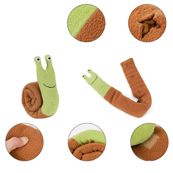 1619059595239.jpg Fleece Interactive Dog Puzzle Snails Toys Cute Dog Supplies for Small Dogs Summer Pets Accessories