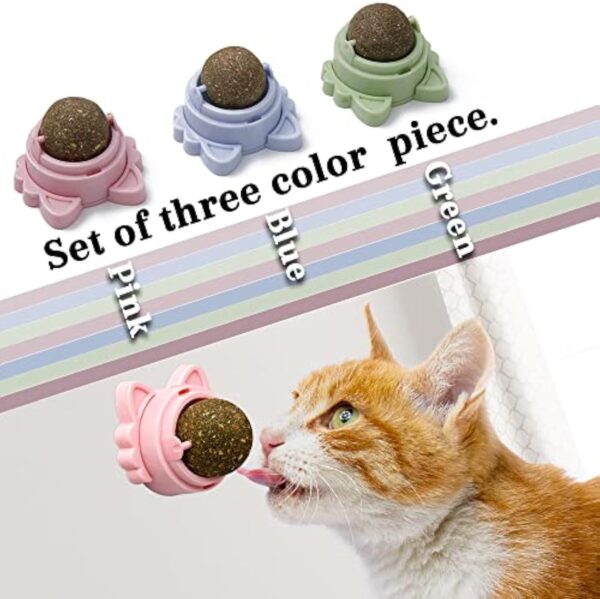 1b65ef4d-8581-498b-8fa9-a635bfffb0ff.jpg Catnip Balls That Stick On Wall Catnip Balls For Cat Catnip Toys For Cats Healthy Kitty Teeth Cleaning Dental Chew Toys Cat Wall Treats