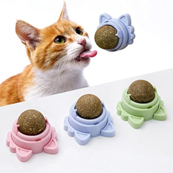 4d3e80d0-7acb-436d-8749-a7bf82703cc7.jpg Catnip Balls That Stick On Wall Catnip Balls For Cat Catnip Toys For Cats Healthy Kitty Teeth Cleaning Dental Chew Toys Cat Wall Treats